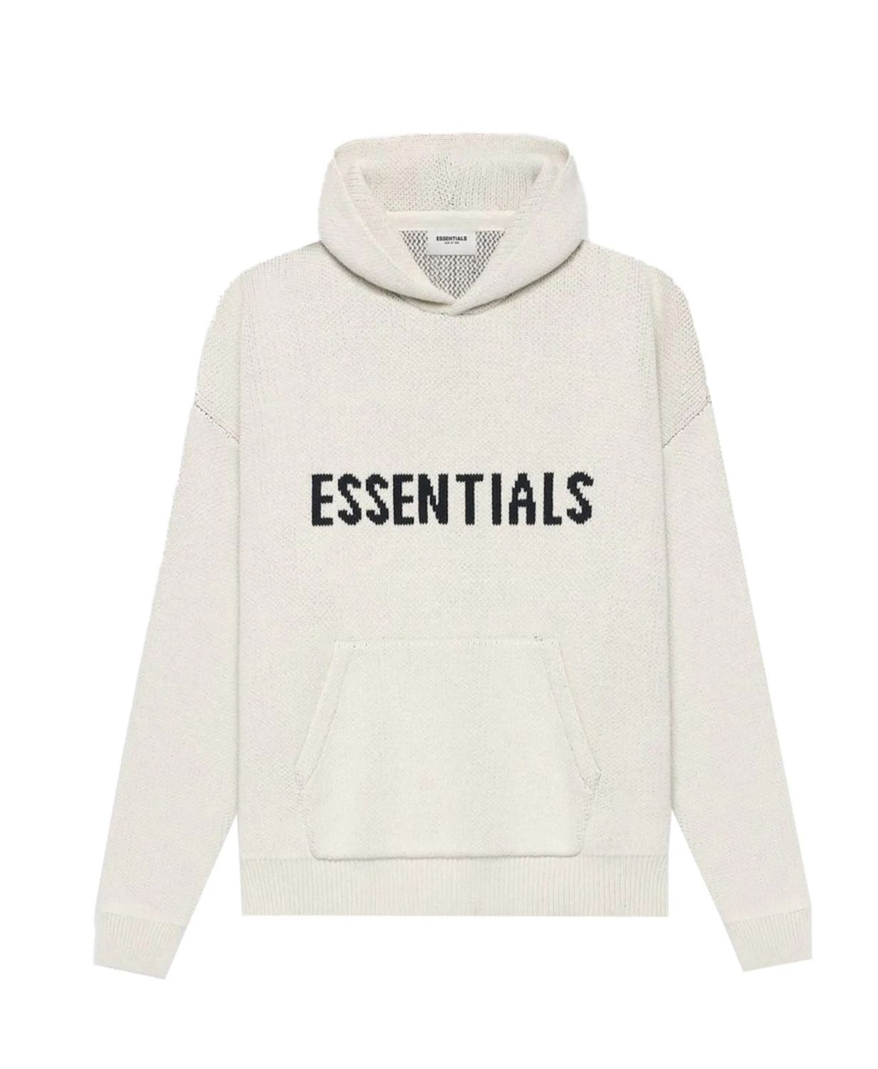 ESSENTIALS KNIT PULLOVER “BUTTERCREAM”  (LARGE)  NEW