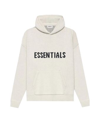 ESSENTIALS KNIT PULLOVER “BUTTERCREAM”  (LARGE)  NEW
