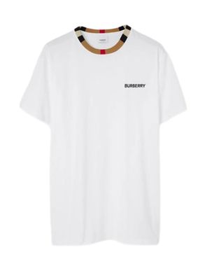 BURBERRY ICON TEE “WHT”  (X-LARGE)  NEW
