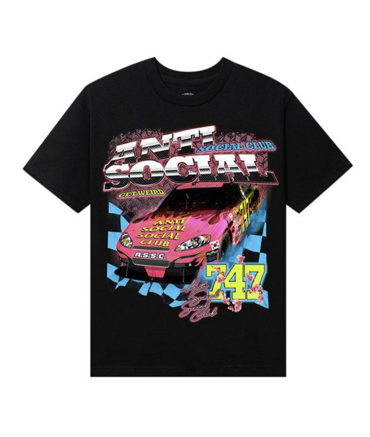 ASSC TEE “NASCAR”  (SMALL)  NEW