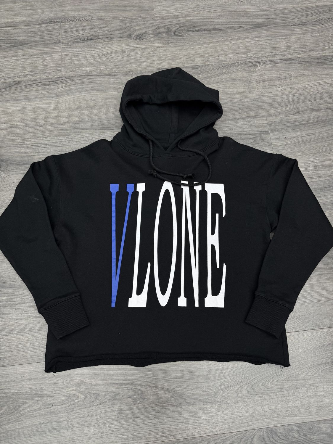 VLONE HOODIE “BLUE/BLK”  (SMALL)  NEW