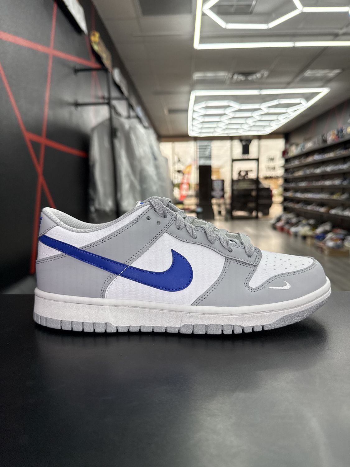 NIKE DUNK “WOLF GREY GAME ROYAL”  (SZ 7Y)  NEW/OG ALL