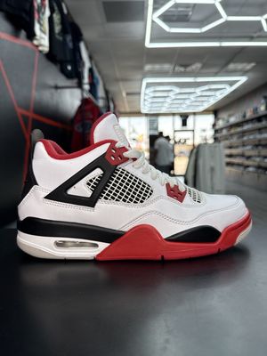 J4 “FIRE RED” (SZ 7Y)  USED/OG BOX