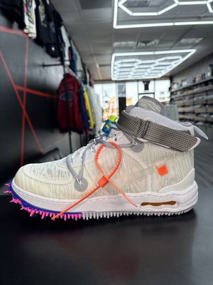 NIKE x OFF-WHITE AF1 MID “WHITE”  (SZ 11.5)  NEW/OG ALL