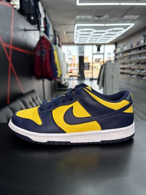 NIKE DUNK “MICHIGAN”  (SZ 7Y)  USED/OG BOX