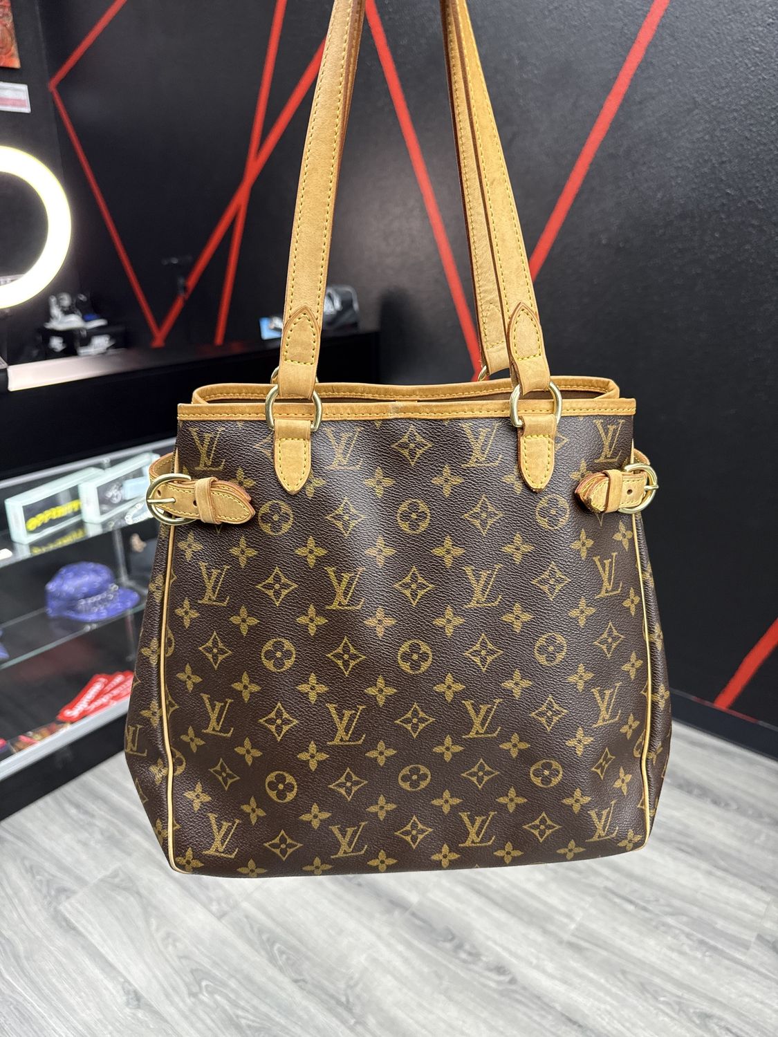 LOUIS VUITTON GHW BATIGNOLLES SHOULDER TOTE BAG  (PRE-OWNED)
