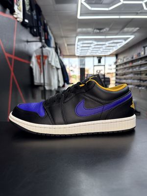 J1 LOW “DARK CONCORD”  (SZ 8.5)  USED/OG BOX