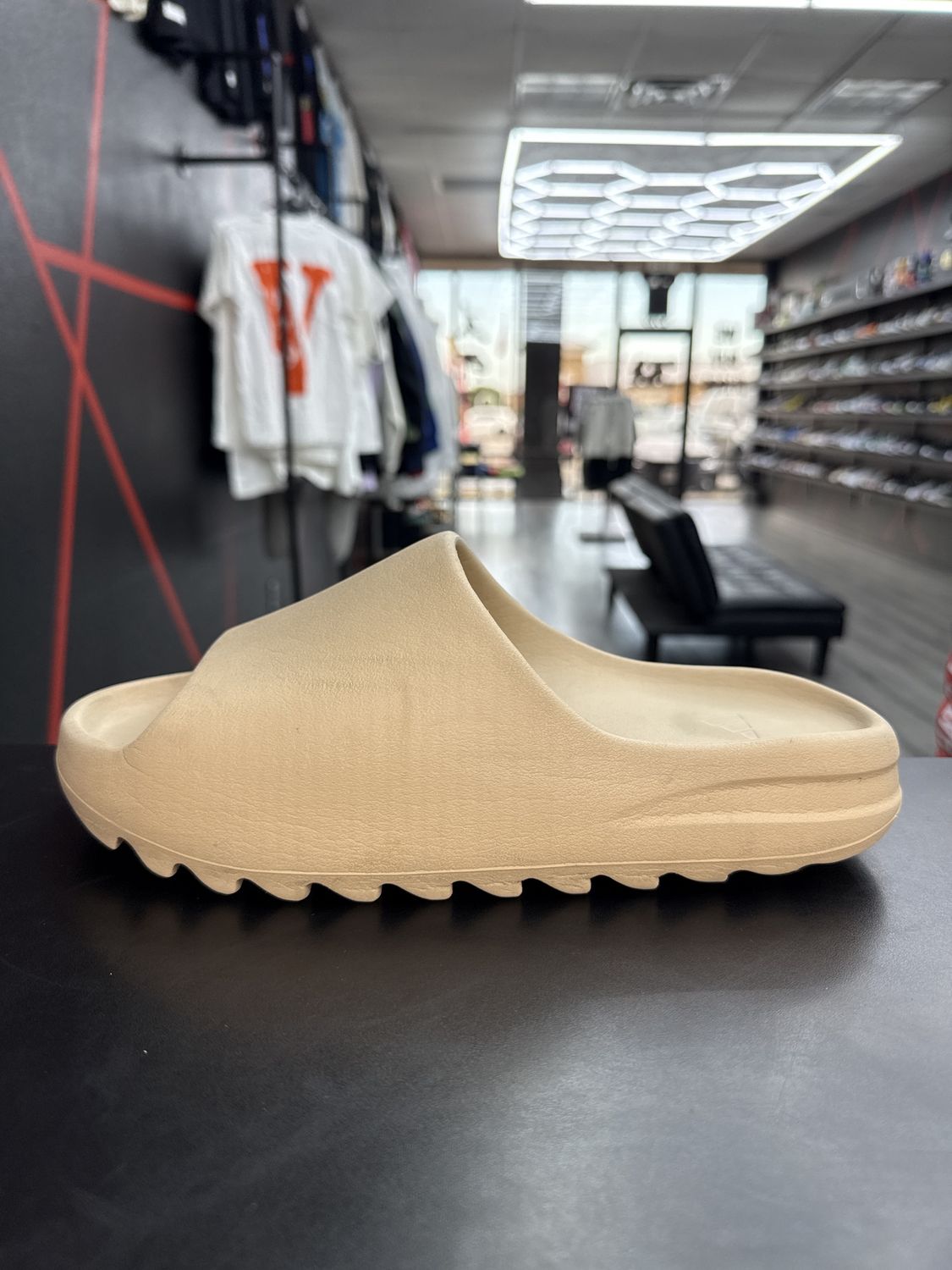 YZY SLIDE “PURE”  (SZ 9)  USED/NO BOX