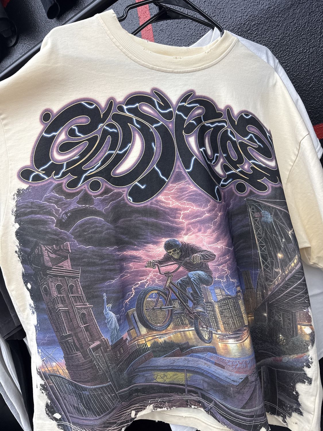 GODSPEED TEE “BMX/CREAM”  (349 of 444)  NEW  (X-LARGE)