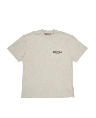 ESSENTIALS TEE “LIGHT OAT-MEAL”  (X-LARGE)  NEW