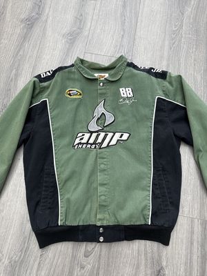 DALE JR. AMP ENERGY NASCAR JACKET (LARGE)  USED