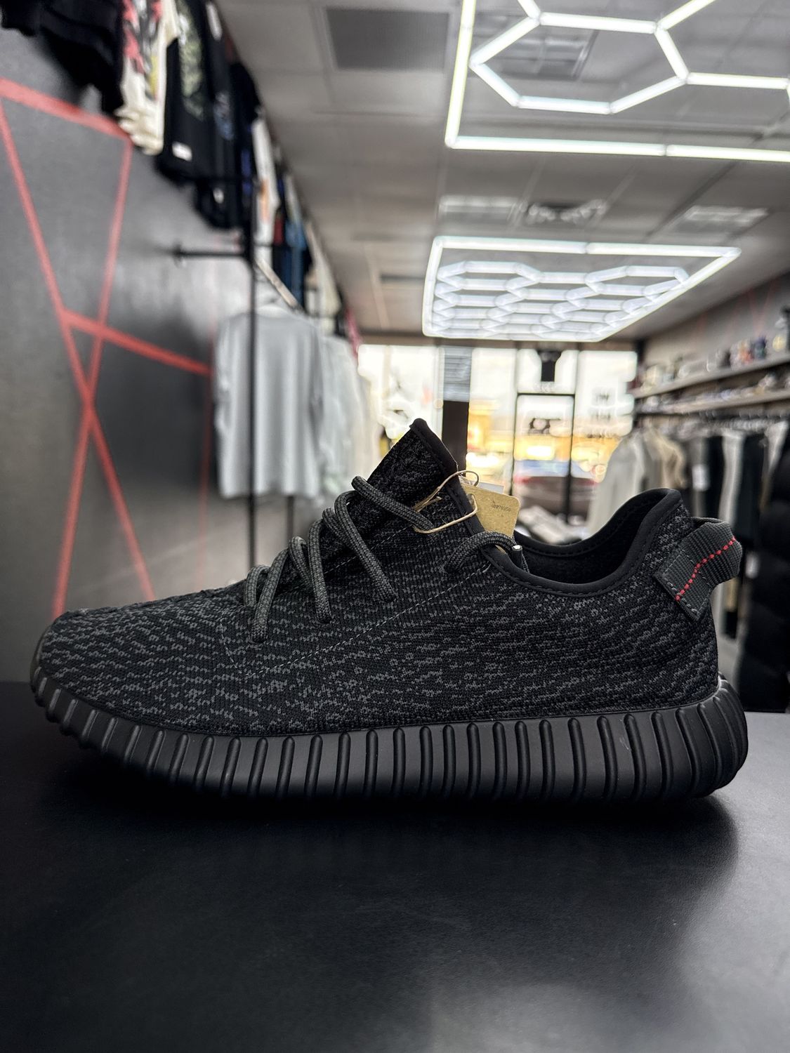 YZY 350 “PIRATE BLK”  (SZ 10)  NEW/OG ALL