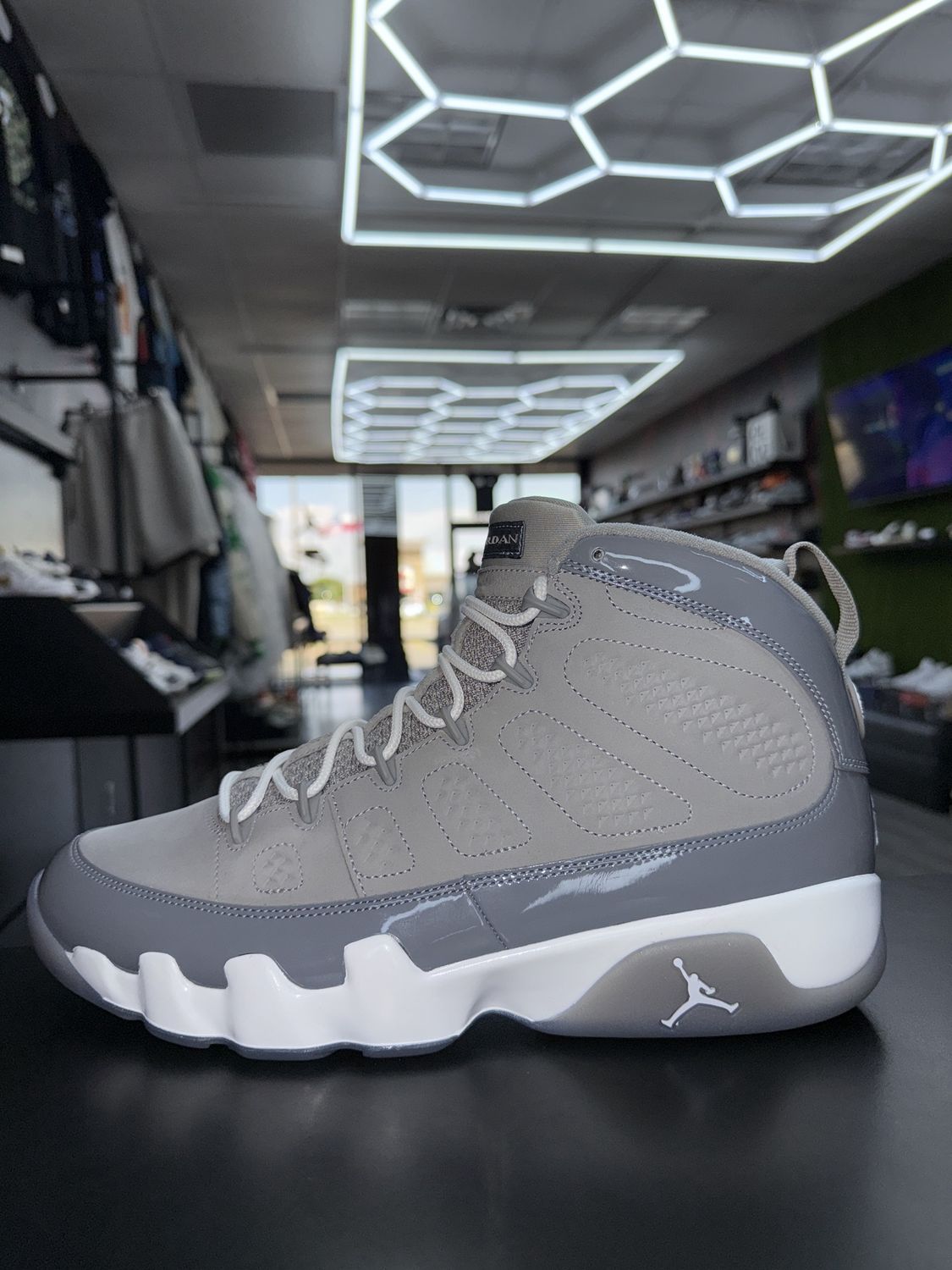 J9 “COOL GREY”  (SZ 12)  WORN 1x/ OG ALL