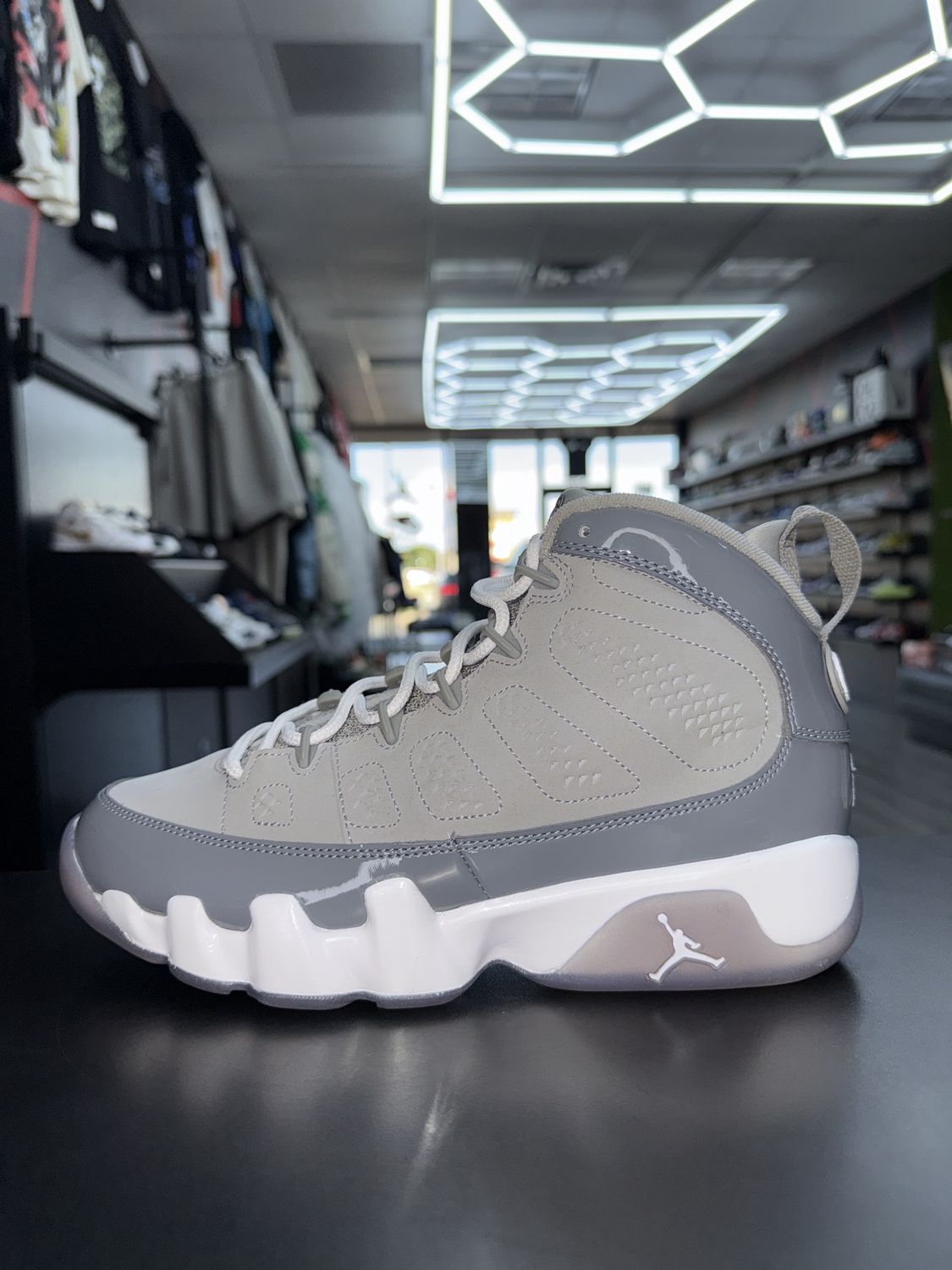 J9 “COOL GREY”  (SZ 6.5y)  WORN 1x/OG ALL