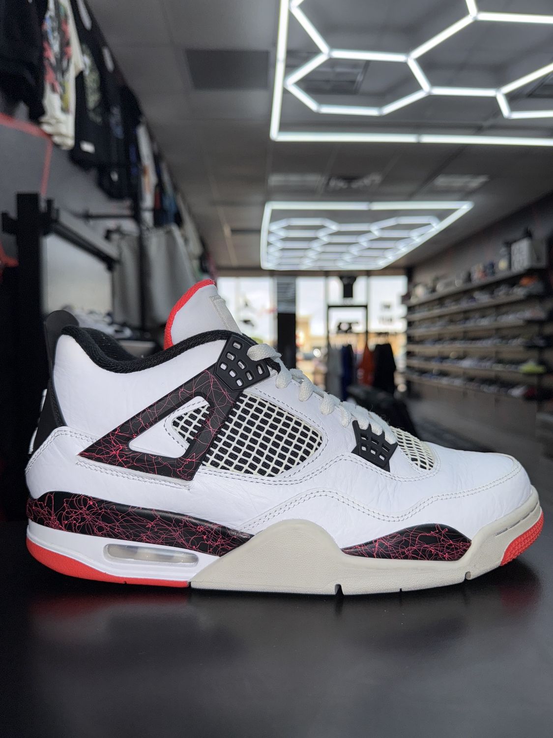 J4 “CRIMSON”  (SZ 10.5)  USED/OG BOX