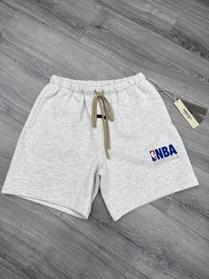 ESSENTIALS x NBA SHORTS “LIGHT HEATHER”  (SMALL)  NEW