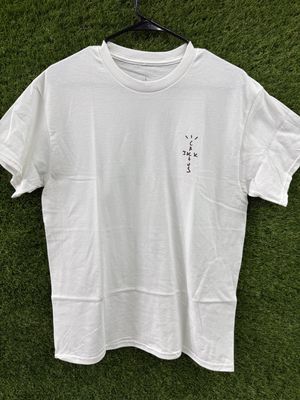 CACTUS JACK POCKET LOGO TEE “WHT”  (LARGE)  NEW