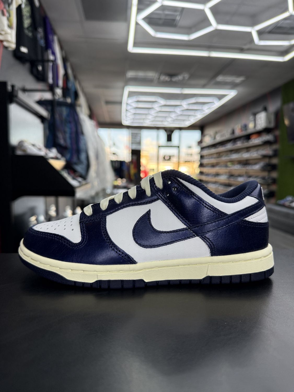 NIKE DUNK “VINTAGE NAVY”  (SZ 5w 3.5y)  NEW/OG ALL