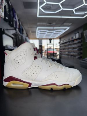 J6 “MAROON”  (SZ 7Y)  USED/NO BOX