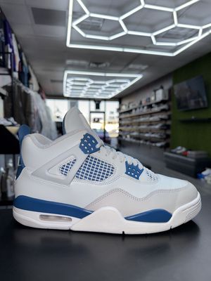 J4 “MILITARY BLUE”  (SZ 9.5)  USED/OG BOX (NO LID)