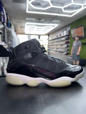 JORDAN 6 RING “BLK”  (SZ 9.5)  USED/NO BOX