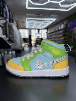 J1 MID “GLACIER CITRON PULSE”  (SZ 12c)  USED/NO BOX