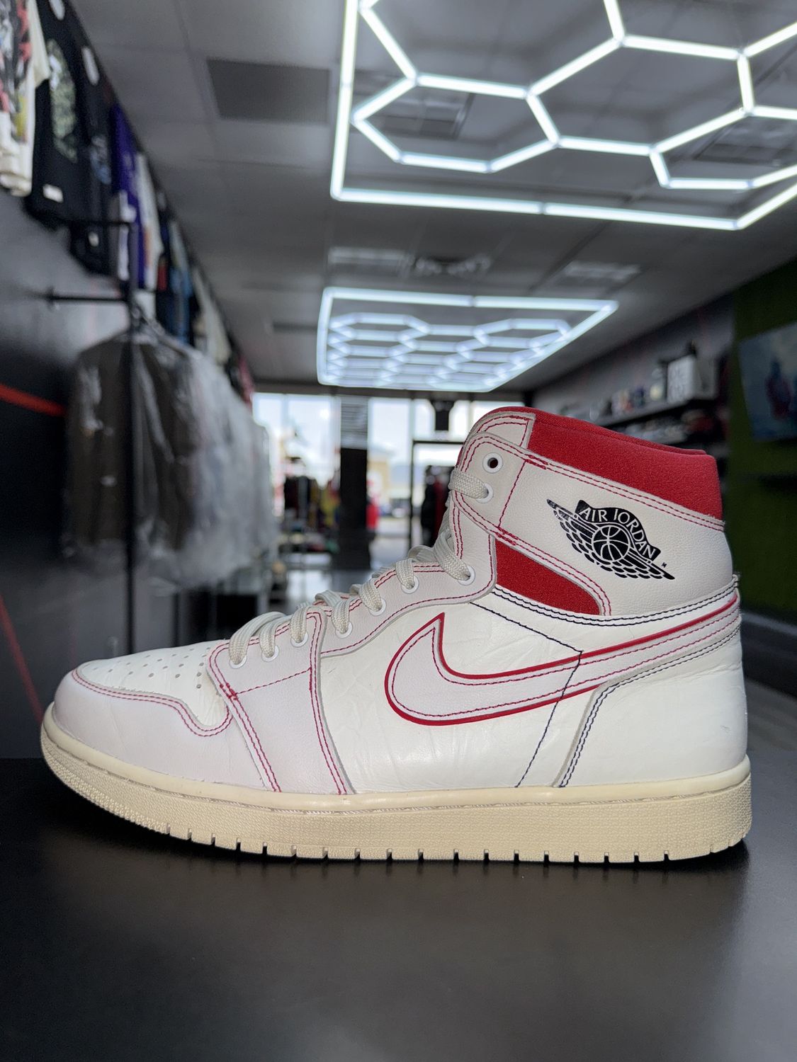 J1 “PHANTOM GYM RED”  (SZ 11.5)  USED/NO BOX