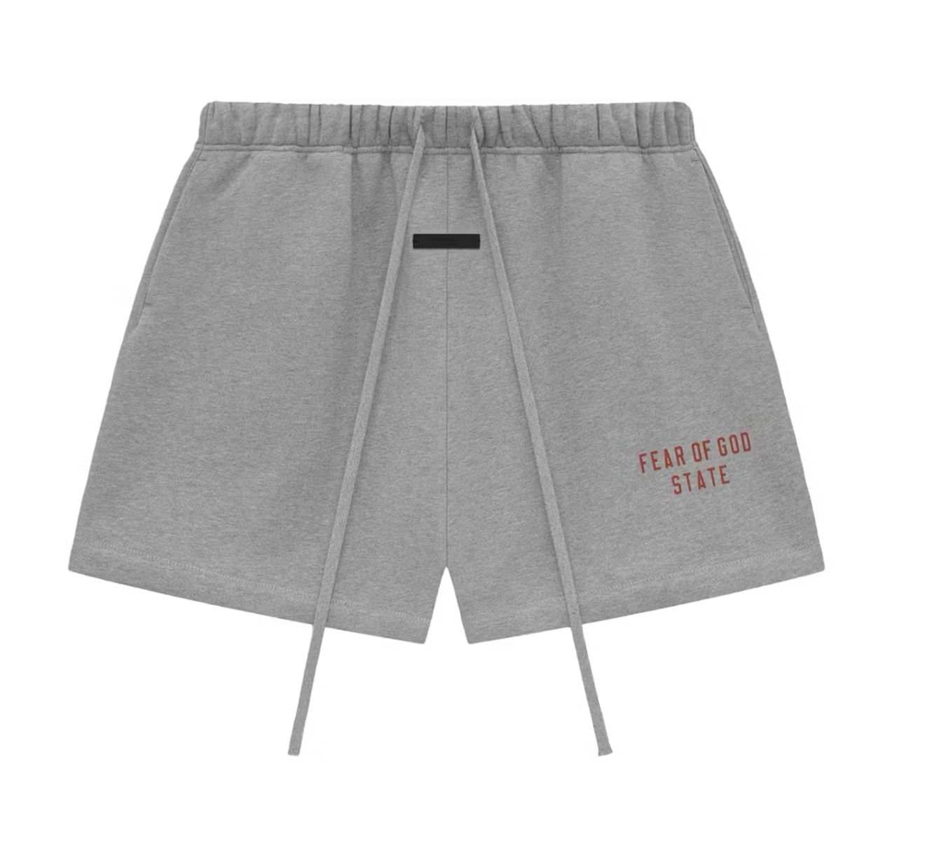 ESSENTIALS FLEECE SHORTS  “DARK HEATHER”  (SMALL)  NEW