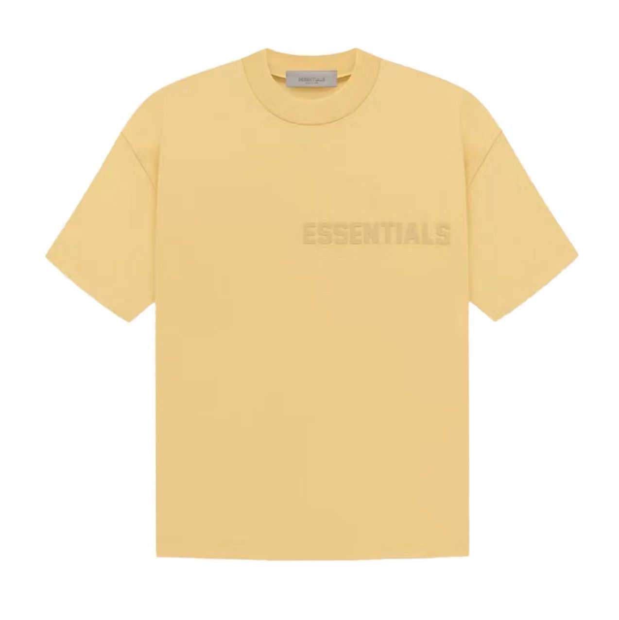 ESSENTIALS S/S TEE “LIGHT TUSCAN”  (LARGE)  NEW