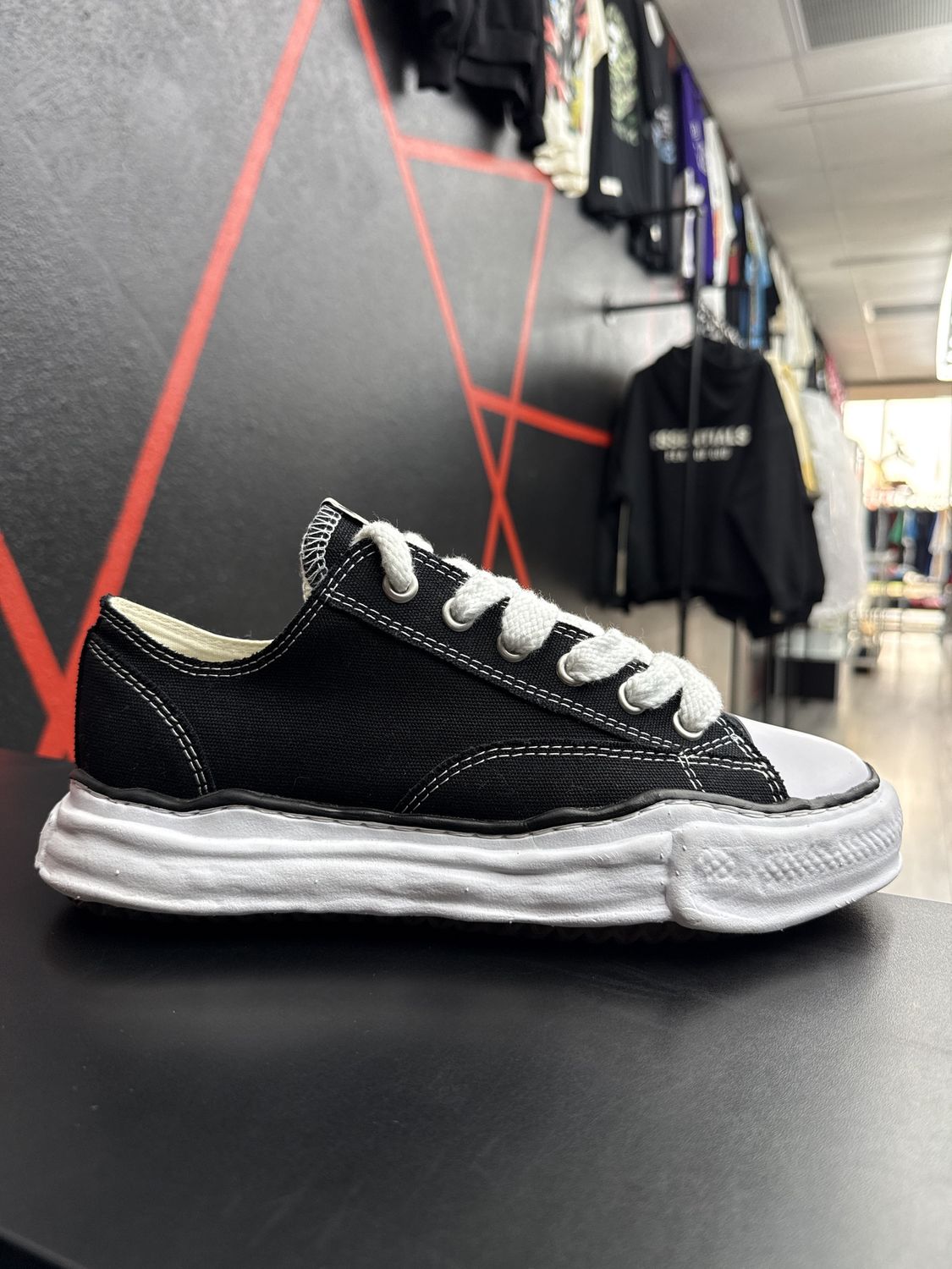 MAISON MIHARA “BLK CANVAS”  (SZ 10)  WORN 1x/ OG ALL