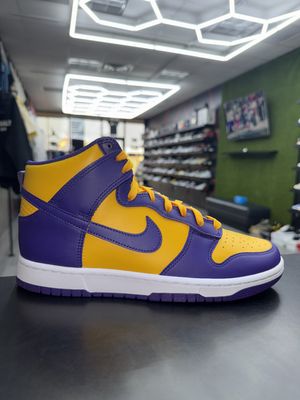 NIKE DUNK HI “LAKER”  (SZ 9)  NEW/OG ALL