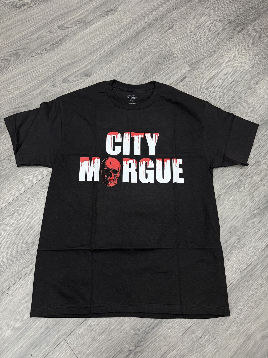VLONE TEE “CITY MORGUE”  (LARGE) NEW