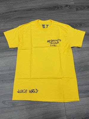 VLONE x JUICE WRLD TEE “INFERNO/YLW”  (MEDIUM)  NEW