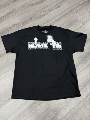 VLONE x POP SMOKE TEE “HAWK EM/BLK”  (2XL)  NEW