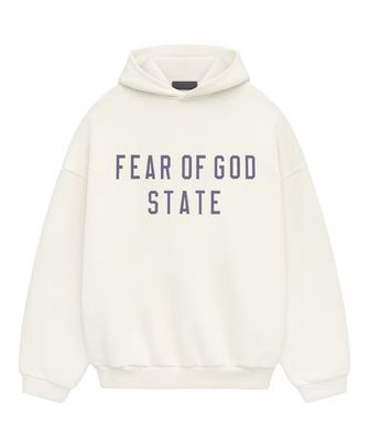 ESSENTIALS FLEECE HOODIE “SHELL/FW24”  (MEDIUM)  NEW