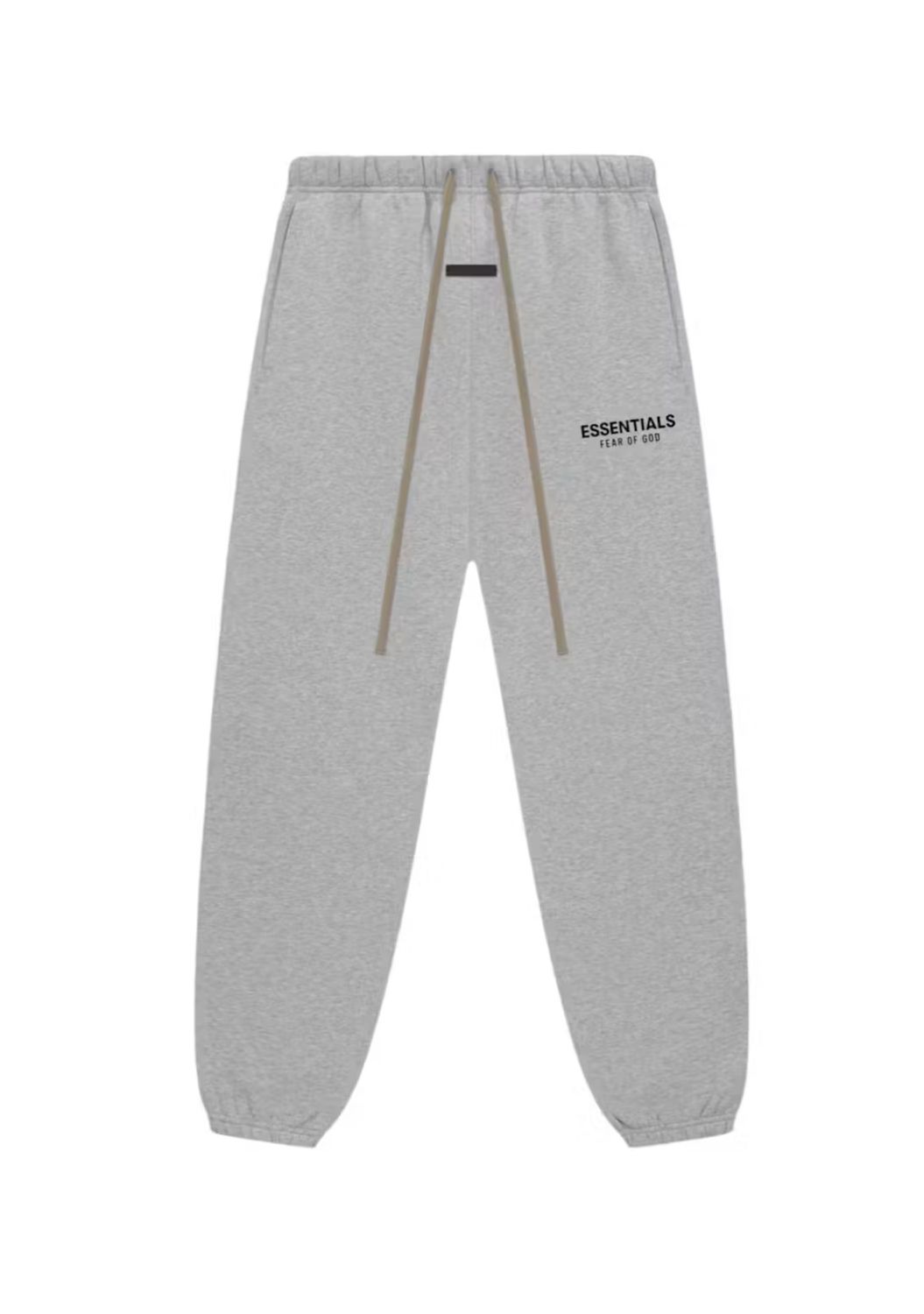 ESSENTIALS FLEECE SWEATPANTS “LIGHT HEATHER GRAY”  (LARGE)  NEW