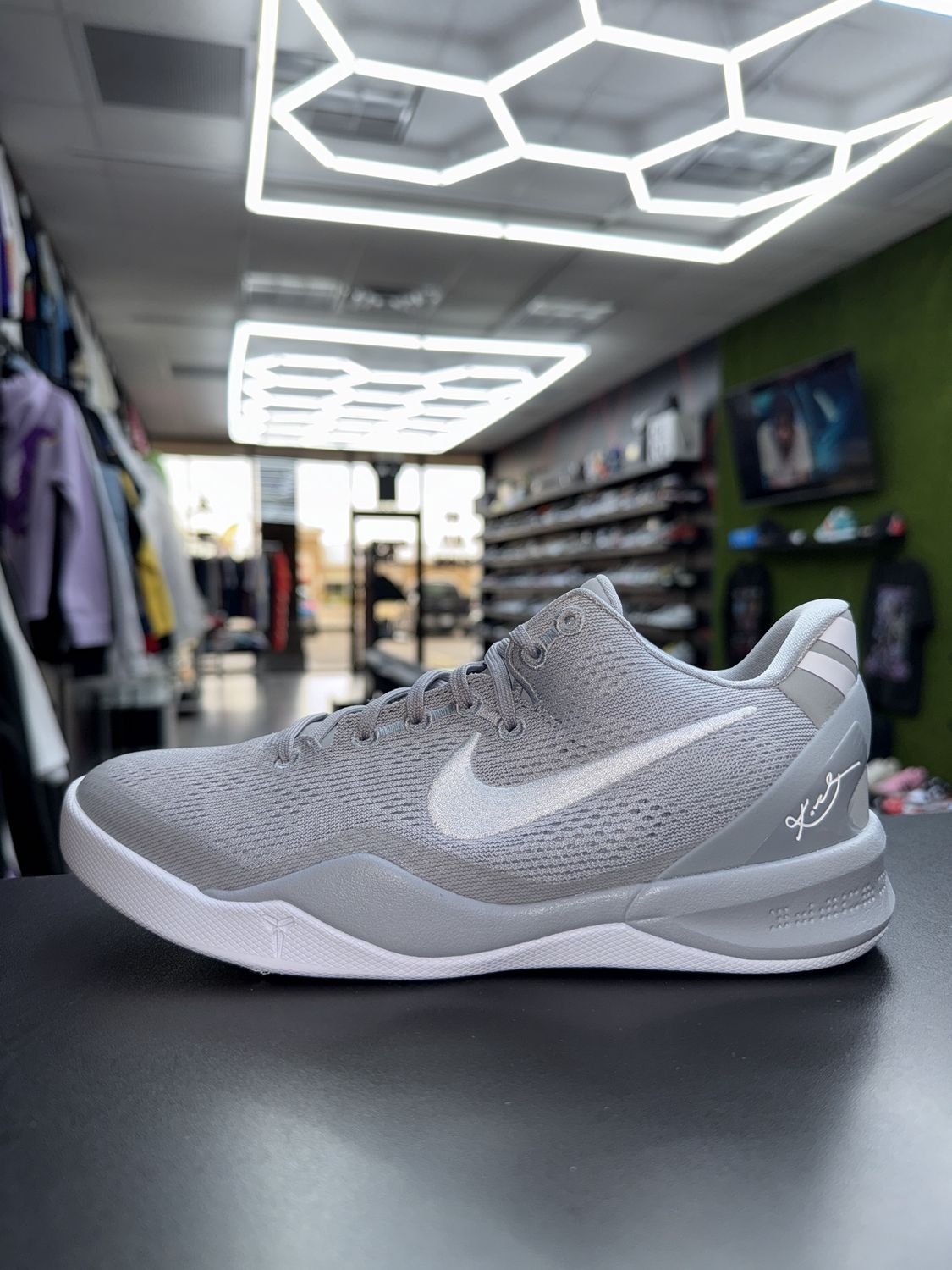 NIKE KOBE 8 “WOLF GREY”  (SZ 5y)  NEW/OG ALL