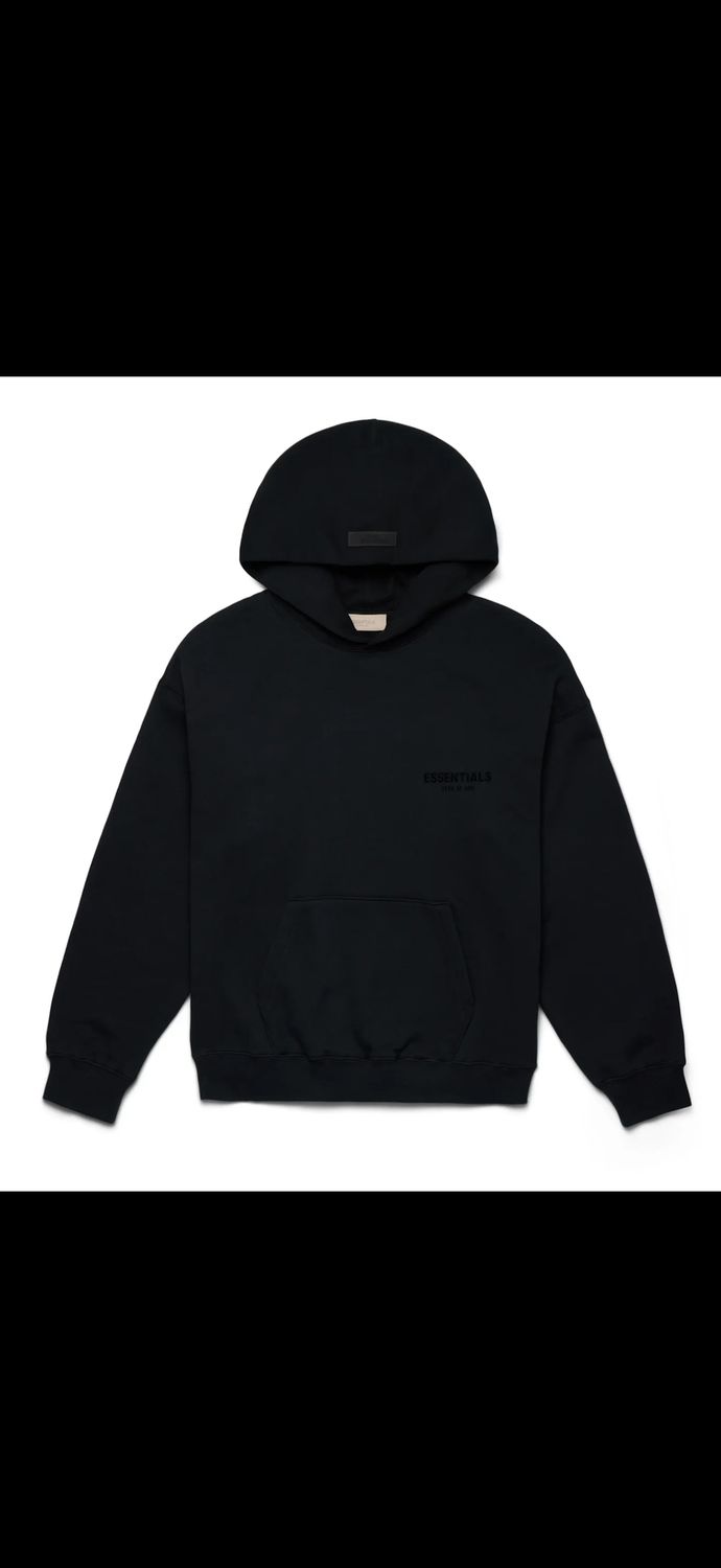 ESSENTIALS HOODIE “LIMO”  (M)  NEW