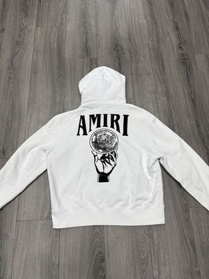 AMIRI HOODIE "GLOBE" (MEDIUM)  PRE-OWNED