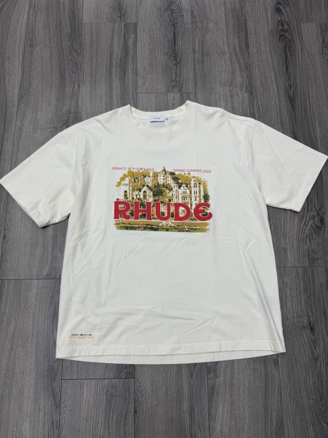 RHUDE TEE “MONACO SUMMER”  (2XL)  NEW
