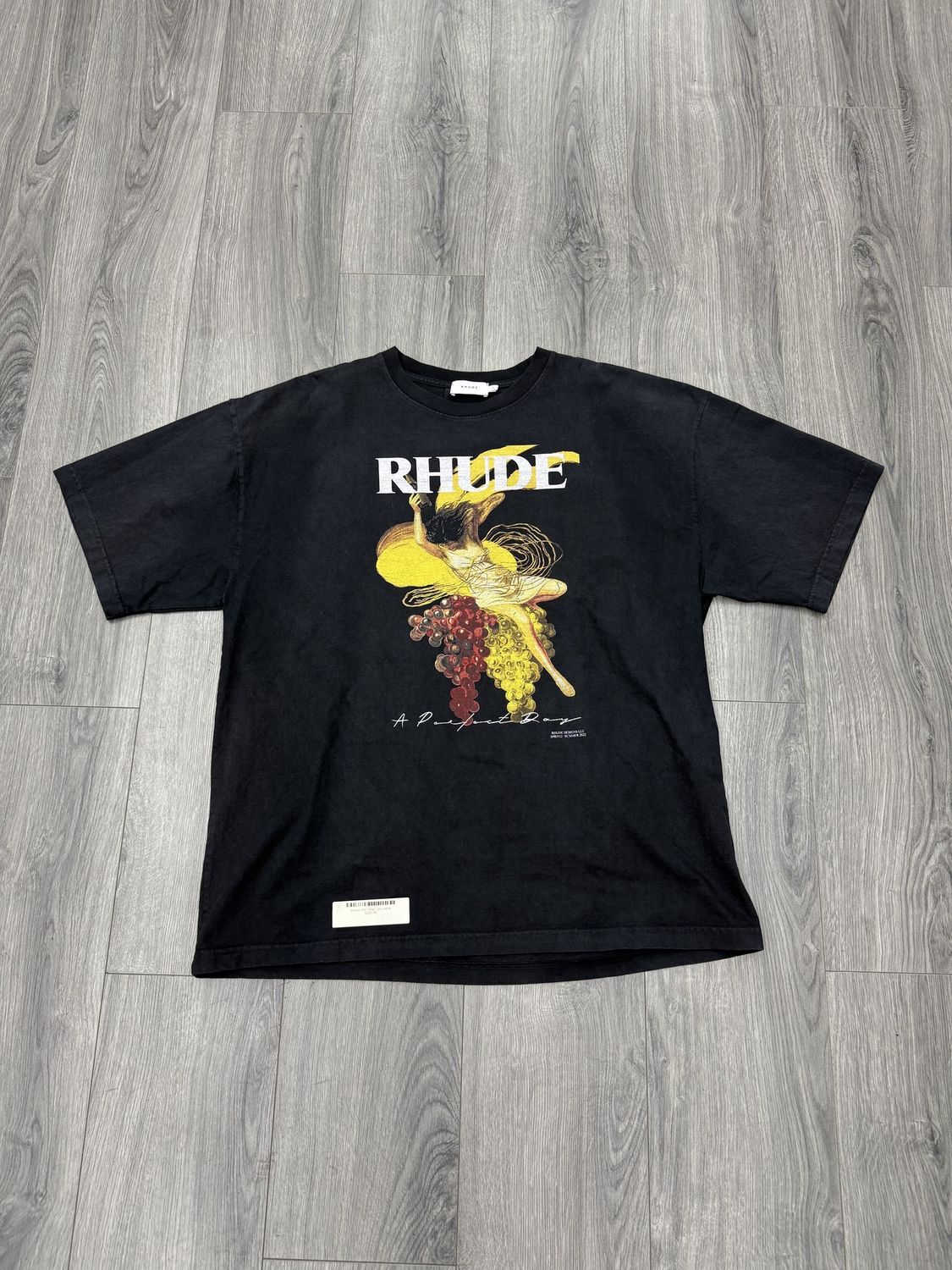 RHUDE TEE &quot;WINE&quot;  (2XL)  NEW