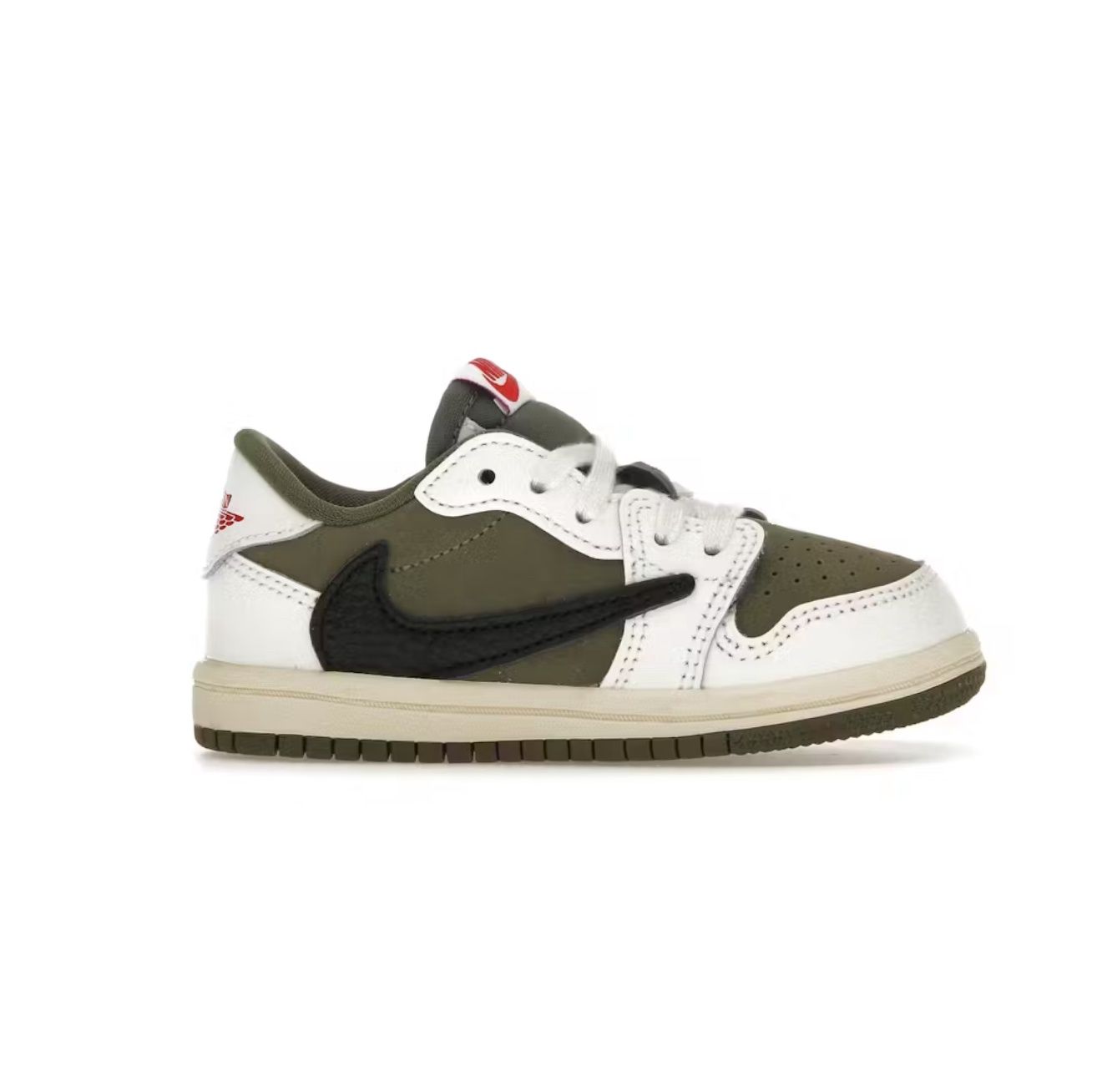 J1 LOW x TRAVIS SCOTT “MEDIUM OLIVE ”  (SZ 6c)  NEW/OG ALL