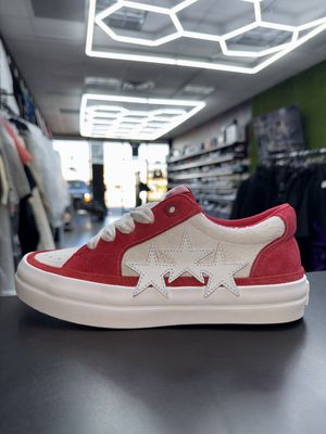 AMIRI SUNSET SKATE “RED/WHT”  (SZ 7) NEW/OG ALL