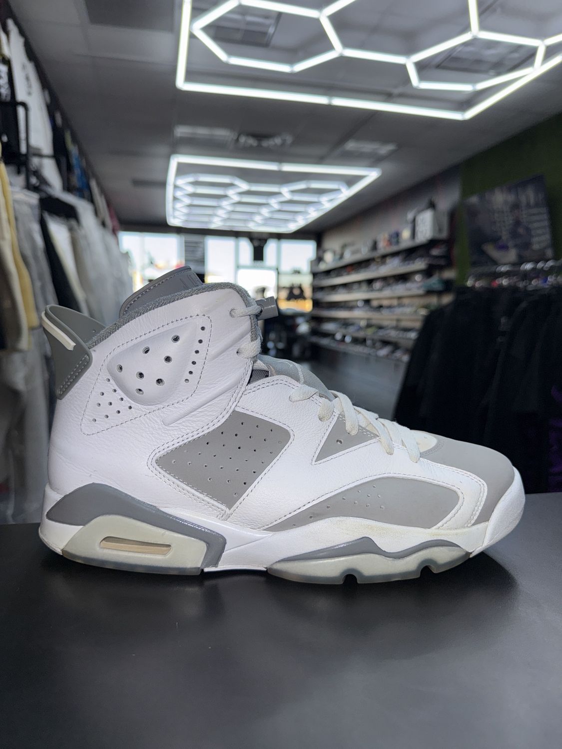 J6 “COOL GREY”  (SZ 9.5)  USED/OG ALL