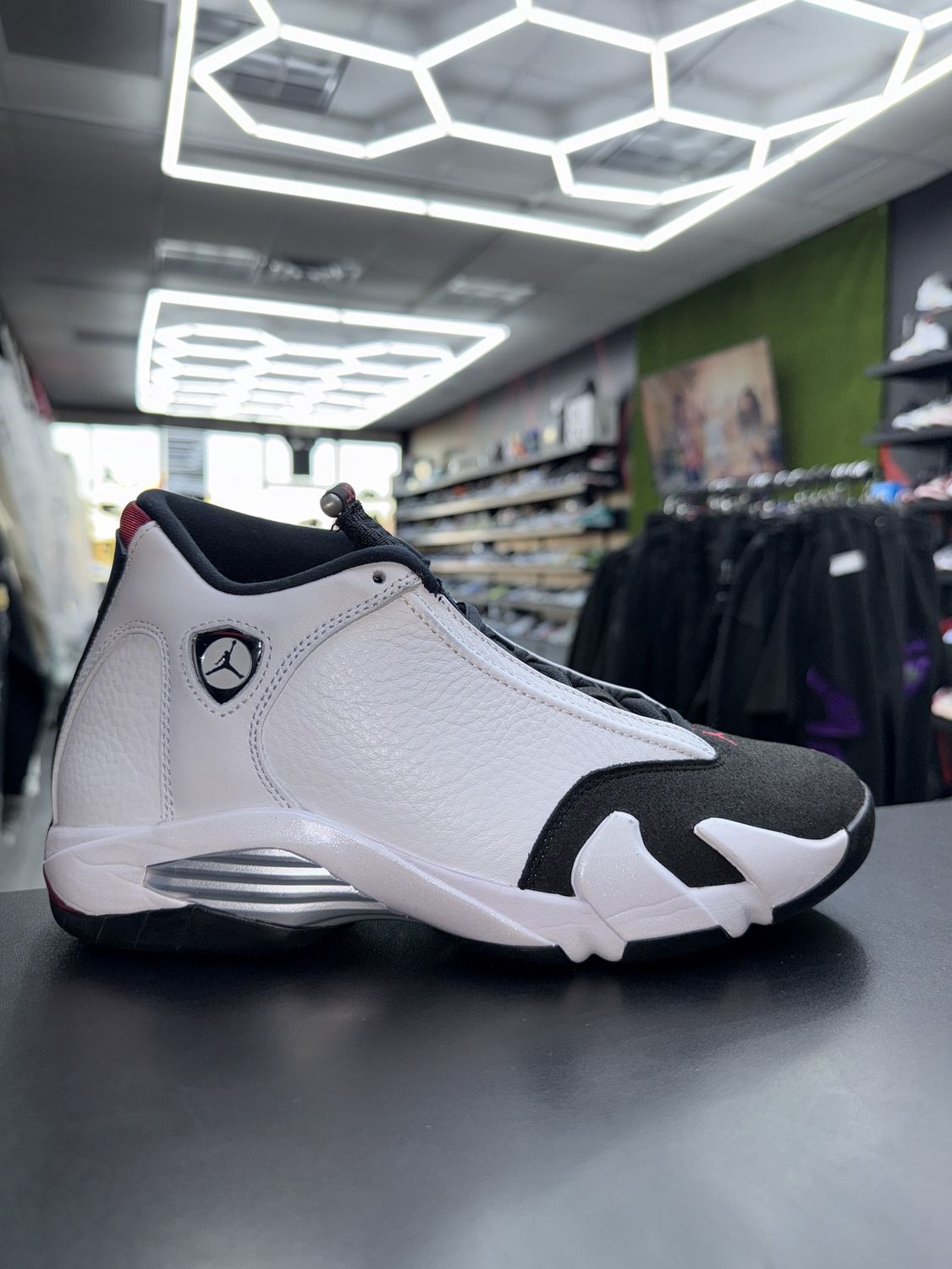 J14 “BLK TOE”  (SZ 7.5)  WORN 1x/ OG ALL