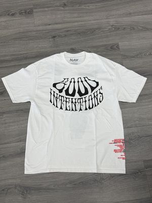 NAV x VLONE TEE “GOOD INT./WHT/BLK”  (X-LARGE)  NEW
