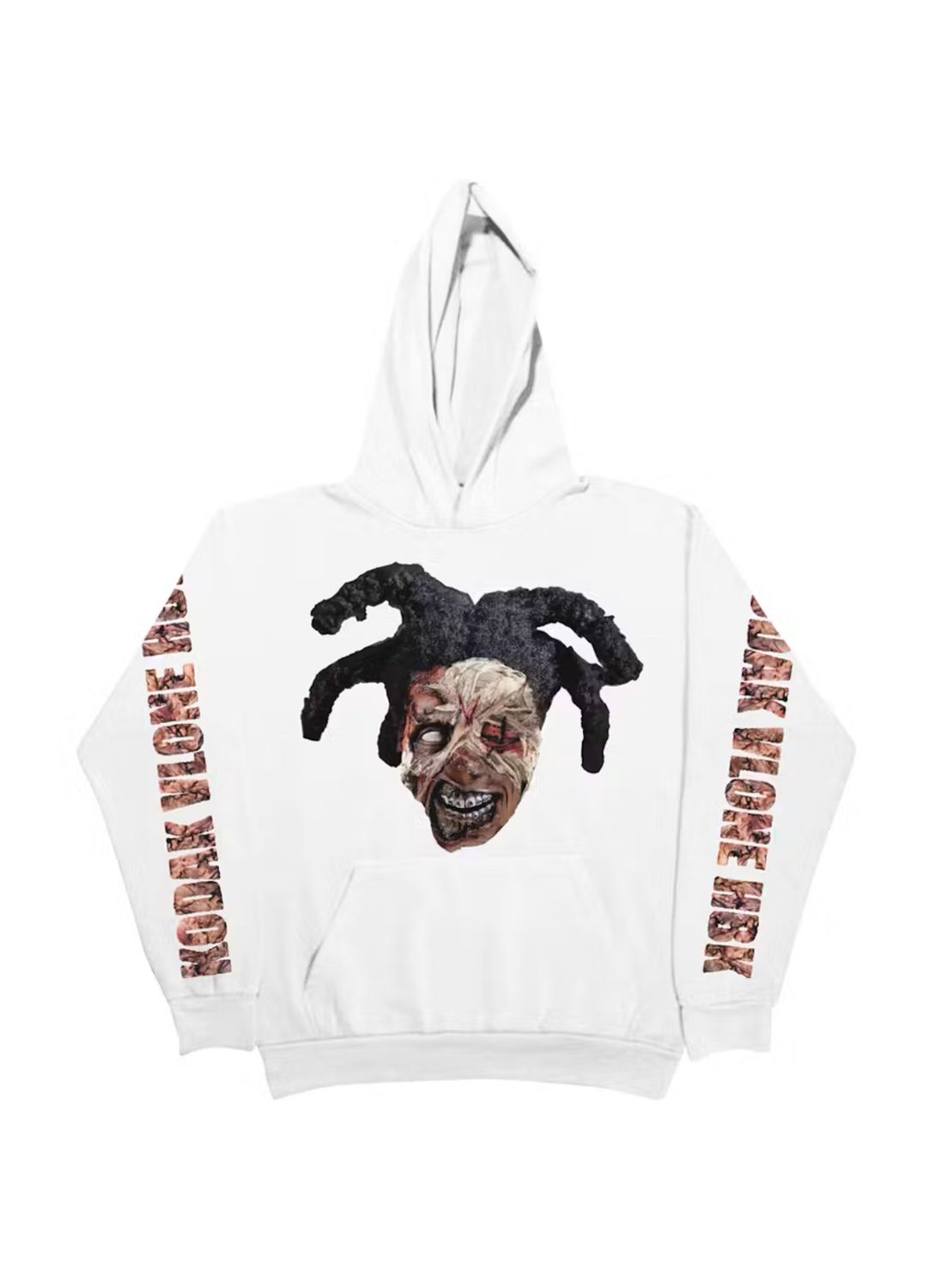 KODAK BLACK x VLONE HOODIE  “WHT/ZOMBIE”   (MEDIUM)  NEW