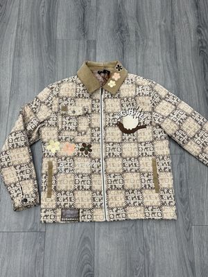 SUGARHILLS ZIP UP JACKET  “BRWN”  (MEDIUM)  NEW