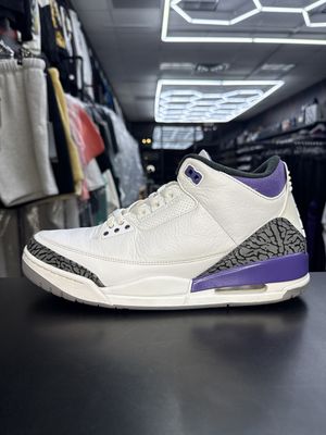J3 “DARK IRIS”  (SZ 12)  USED/OG BOX (DAMAGED BOX)
