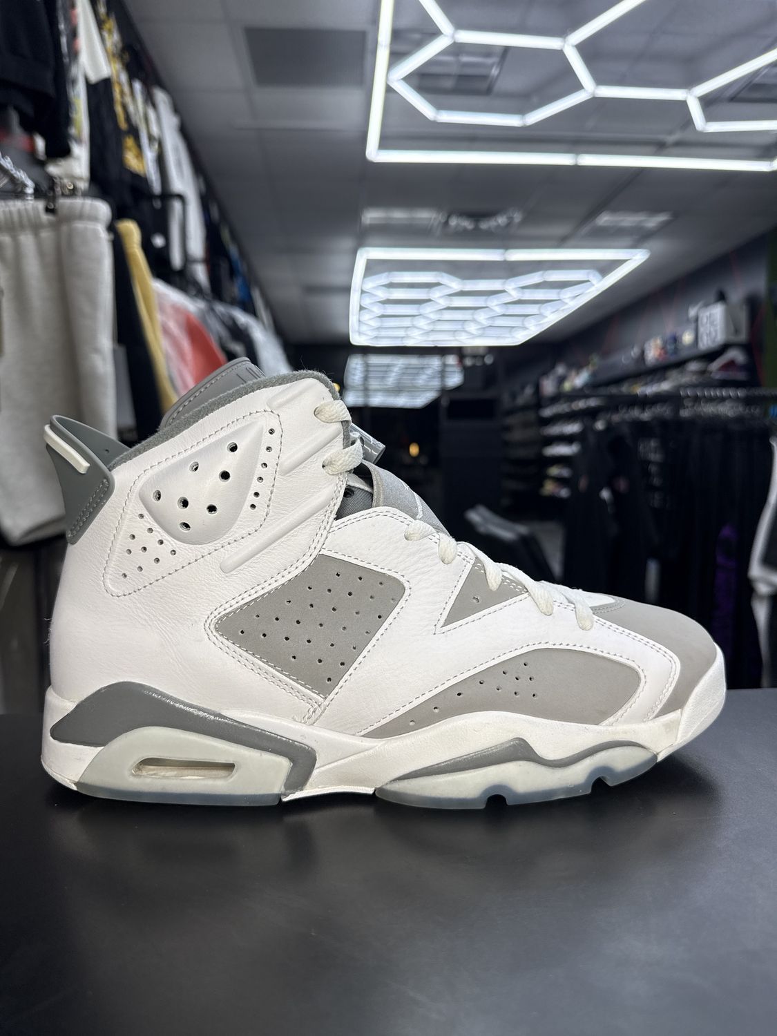 J6 “COOL GREY”  (SZ 10)  USED/OG ALL